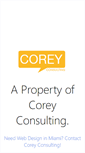 Mobile Screenshot of coreyconsulting.net